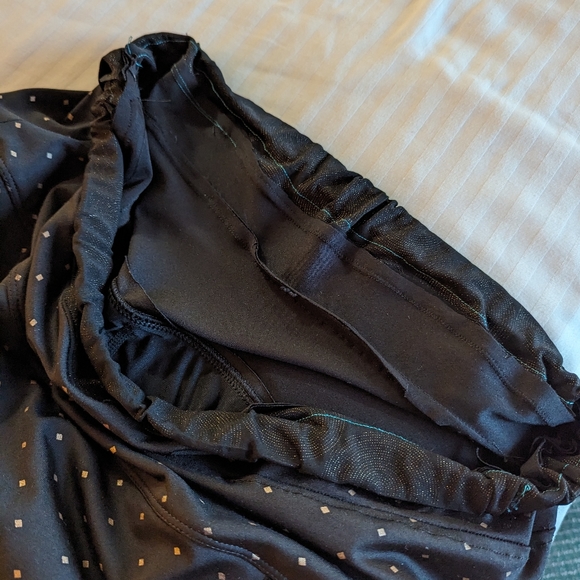 Tail Tech Golf Skort shorts. Black with Gold diamond design. Since large. - Picture 2 of 5